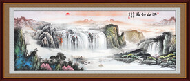 中国风水墨国画