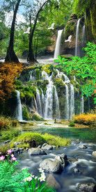 现代简约流水生财玄关