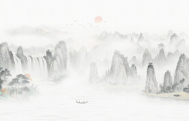 新中式意境山水画