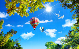 蓝天白云软膜吊顶