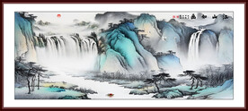 国画山水画