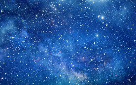 蓝色宇宙星空背景