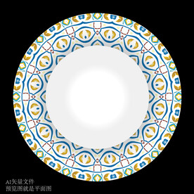 餐具餐盘陶瓷花面