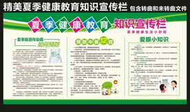 夏季健康教育知识宣传栏
