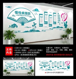 慢性病防控文化墙