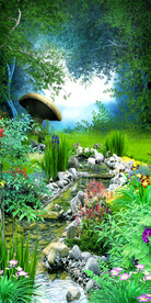 林荫路自然美景玄关