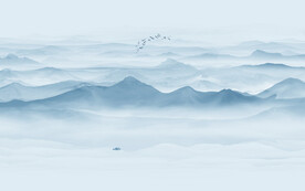 新中式禅意水墨画