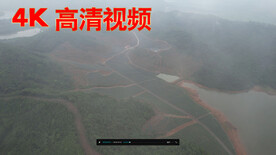 下雨云雾飘散 雨后雾气航拍