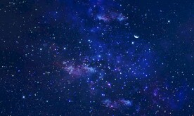 蓝色宇宙星空背景图