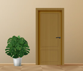 浅棕色木纹模型