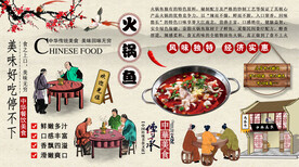 火锅鱼背景墙