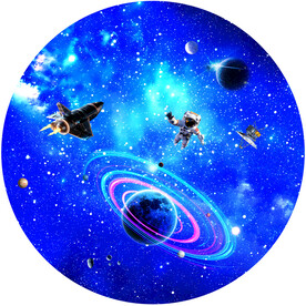 圆形星空软膜天花吊顶