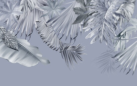 植物叶子现代简约背景墙