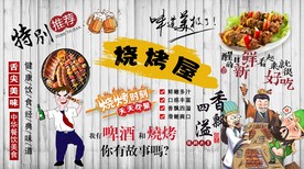 烧烤背景墙