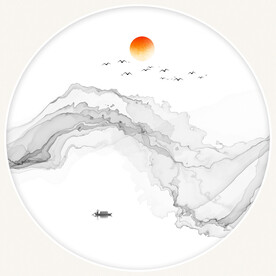 水墨画软膜天花