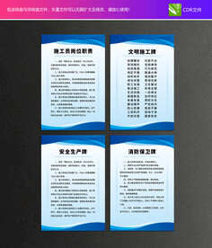 工地制度牌