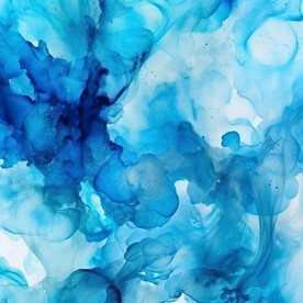蓝色渐变水彩水墨背景