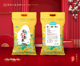 大米包装 稻米礼盒