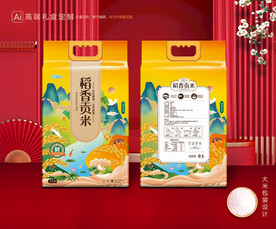 大米包装 稻米礼盒