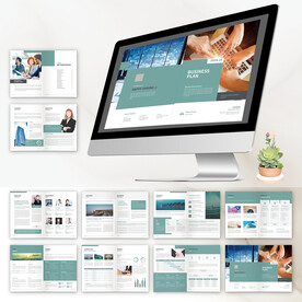 商业画册InDesign模板