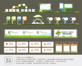 健康村标识标牌设计