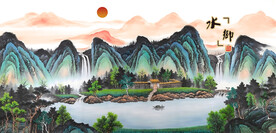 水乡山村江南水乡