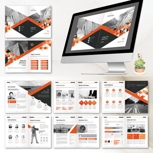 招生画册InDesign模板