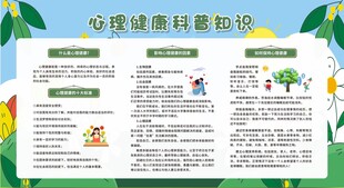 心理健康科普知识宣传