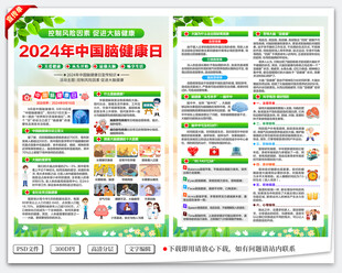 中国脑健康日宣传单
