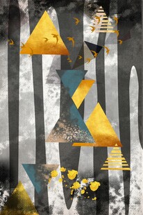 抽象几何艺术画