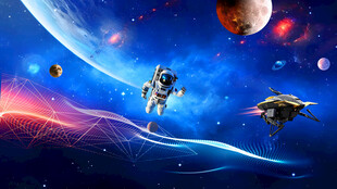 科幻宇宙星空图