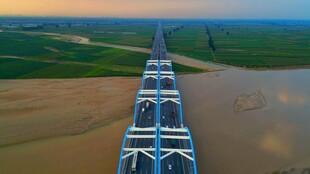 黄河流域高速路如巨龙