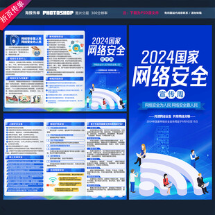 网络安全宣传周三折页