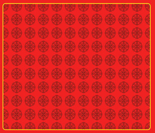 国风宝相花纹图印