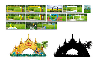 稻田网红打卡点