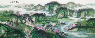 国画山水风景画