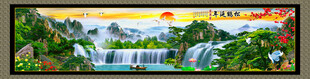 巨幅山水画 