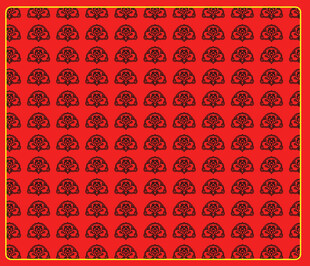 国潮如意纹图印