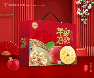 苹果包装 红富士礼盒