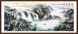 山水画水墨山水