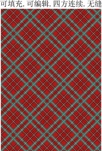 红色格子布  苏格兰格子