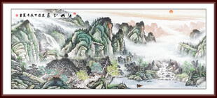 大厅山水画