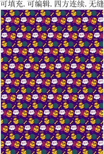 万圣节图案  鬼脸 怪物