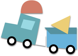 卡通可爱小汽车