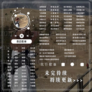 歌单设计