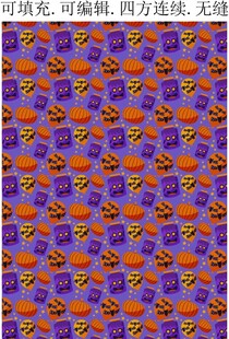 万圣节图案 蝙蝠灯笼