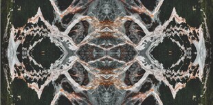 黑色欧式拼花大理石石纹