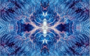 蓝色欧式拼花大理石石纹