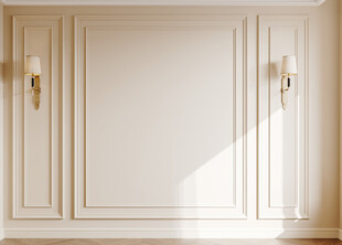 欧式直播背景墙