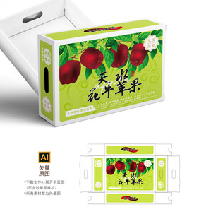花牛苹果包装